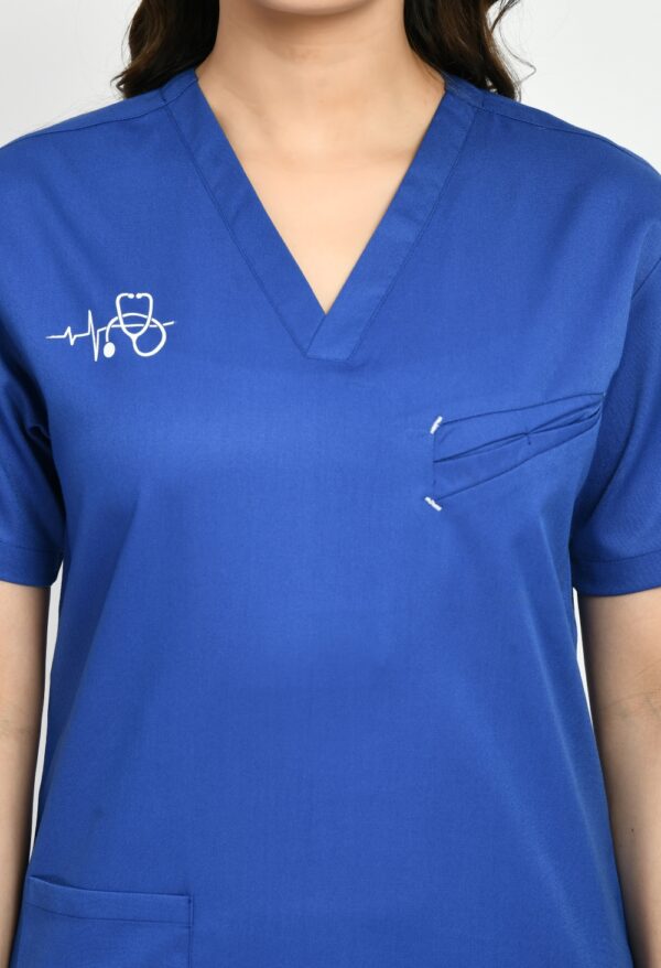 Blue Women Scrub Uniform